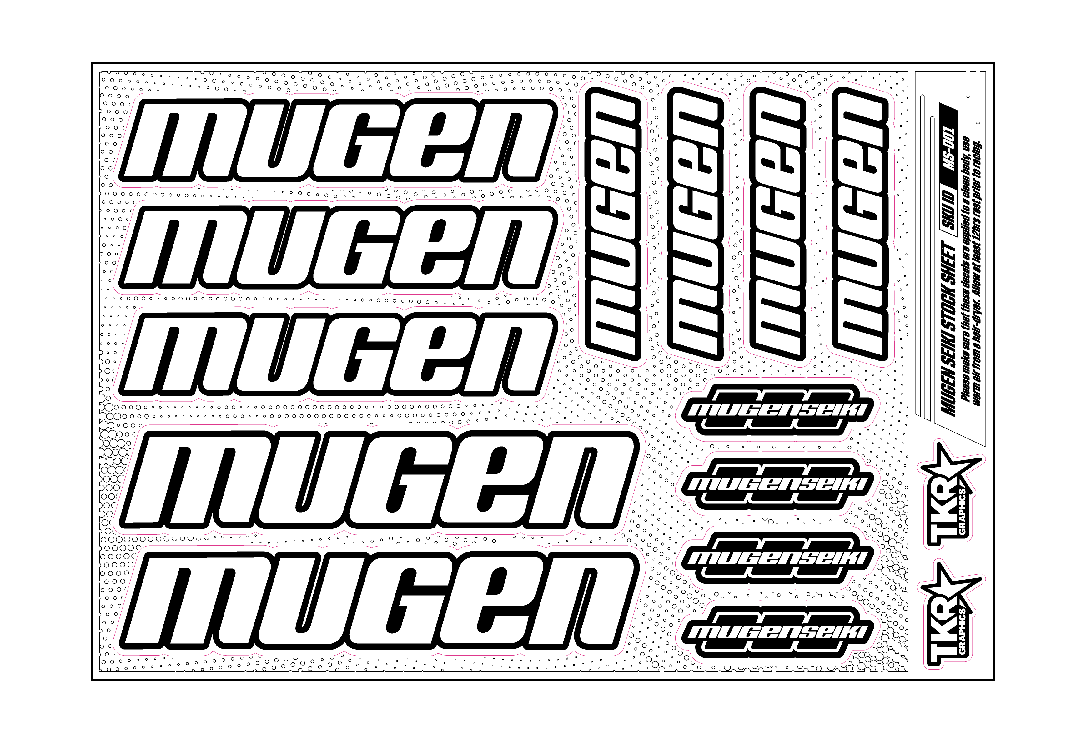MUGEN A5 SEIKI STOCK SHEET