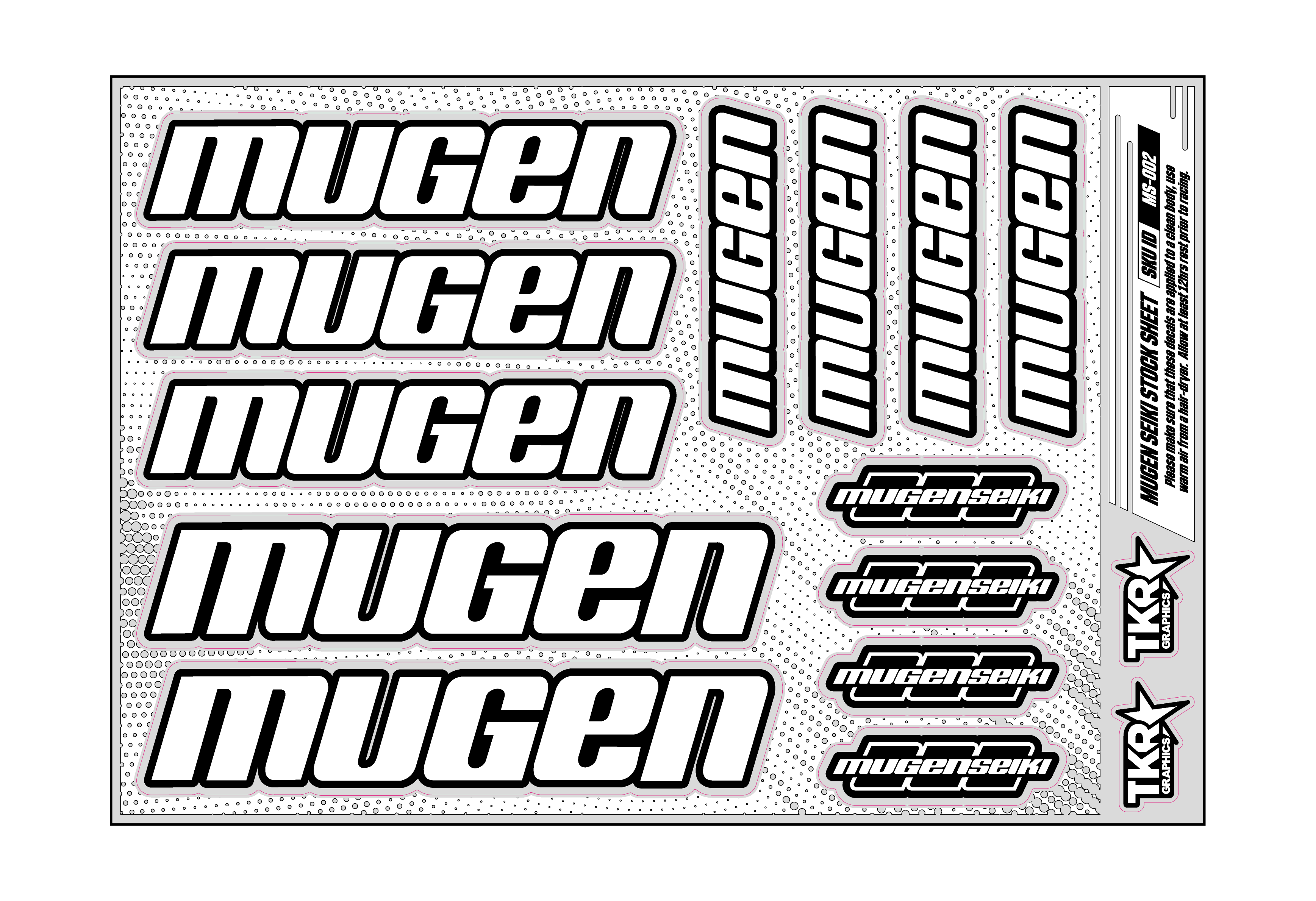 MUGEN A5 SEIKI STOCK SHEET
