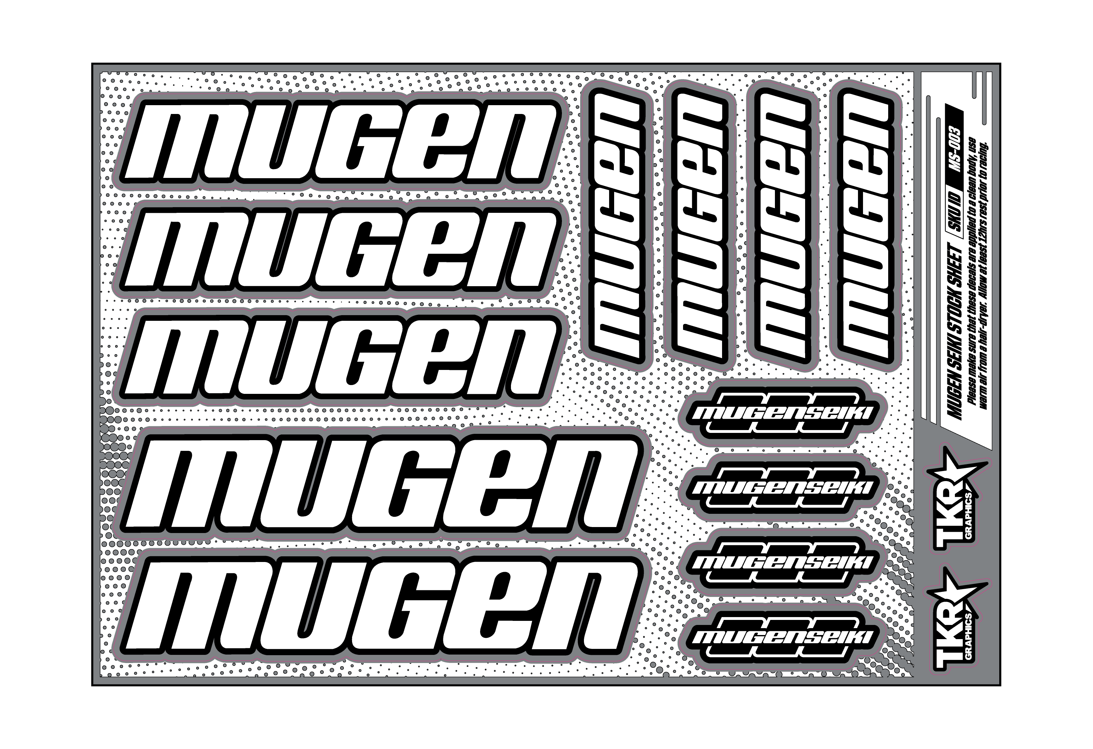 MUGEN A5 SEIKI STOCK SHEET
