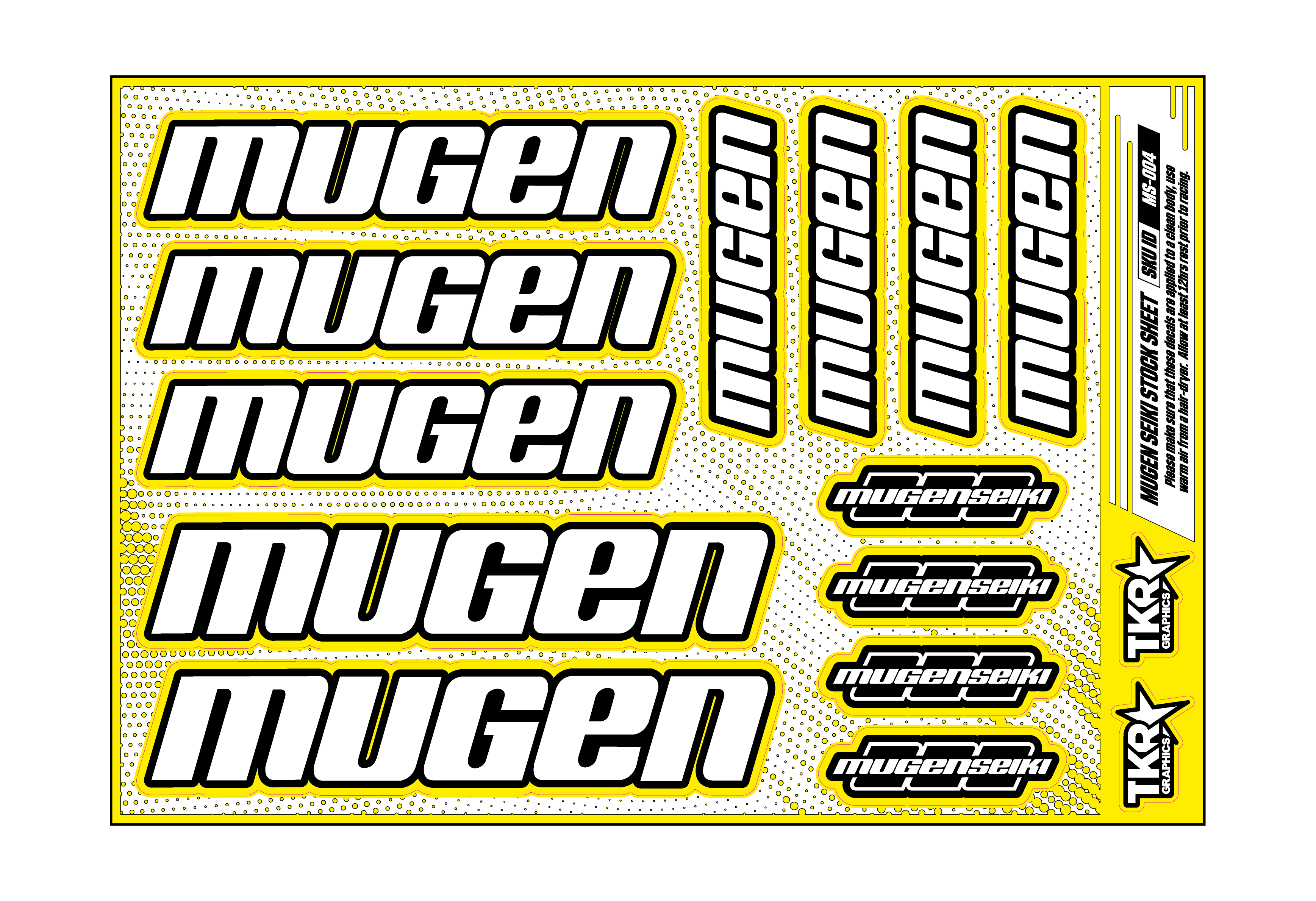 MUGEN A5 SEIKI STOCK SHEET