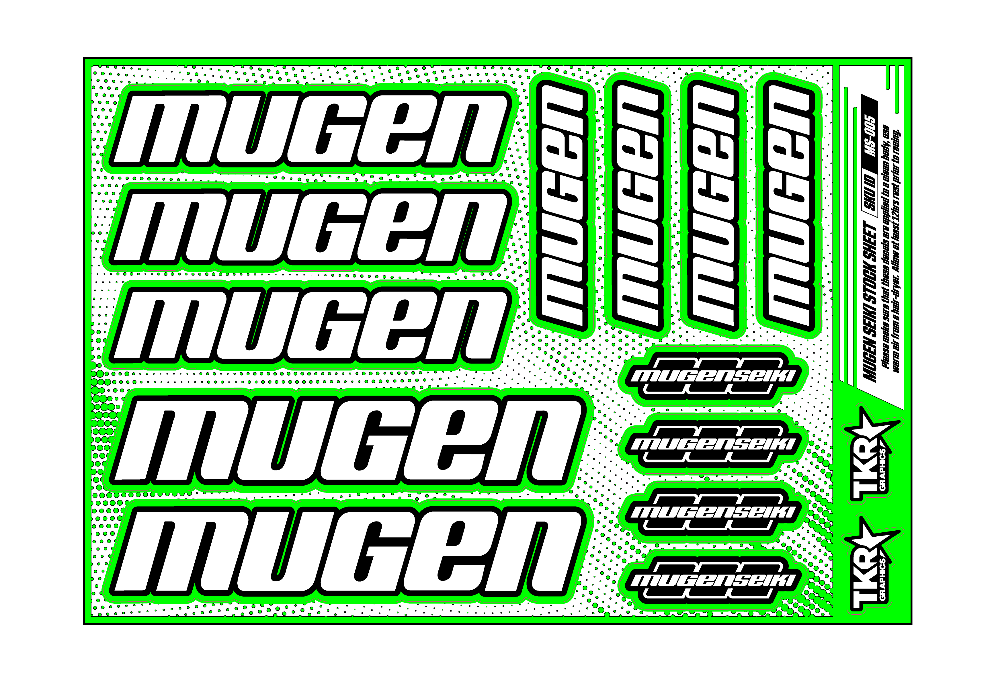 MUGEN A5 SEIKI STOCK SHEET