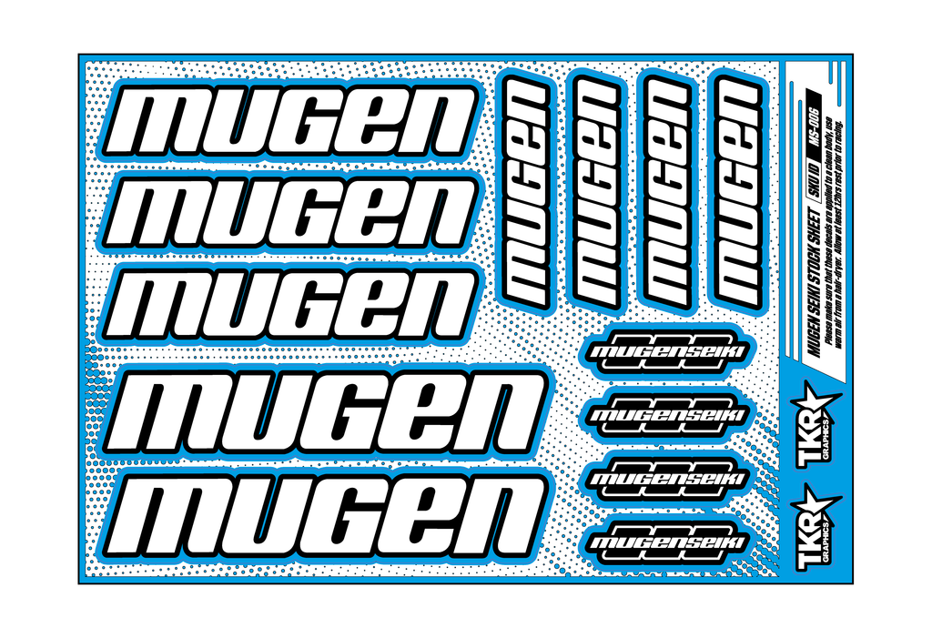 MUGEN A5 SEIKI STOCK SHEET