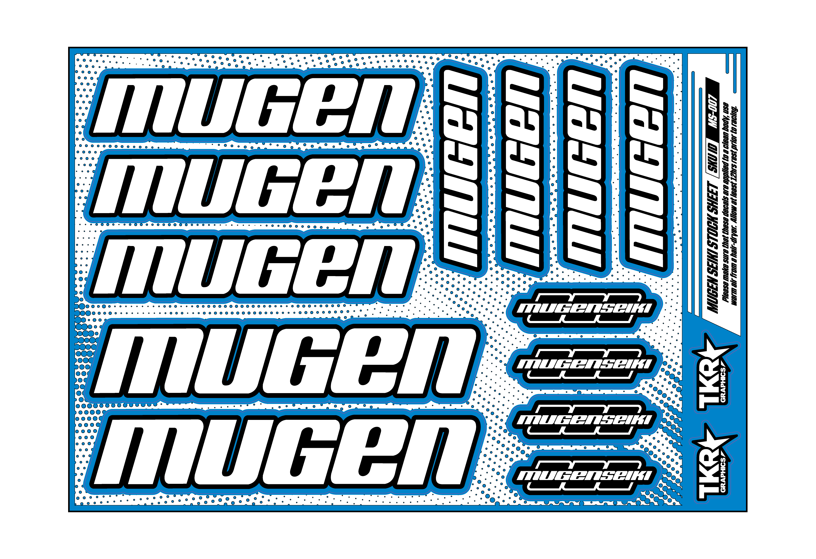 MUGEN A5 SEIKI STOCK SHEET
