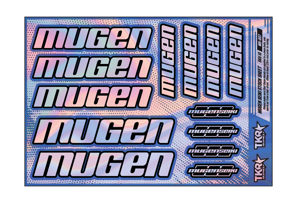 HOLOGRAPHIC MUGEN SEIKI A5 STOCK SHEET