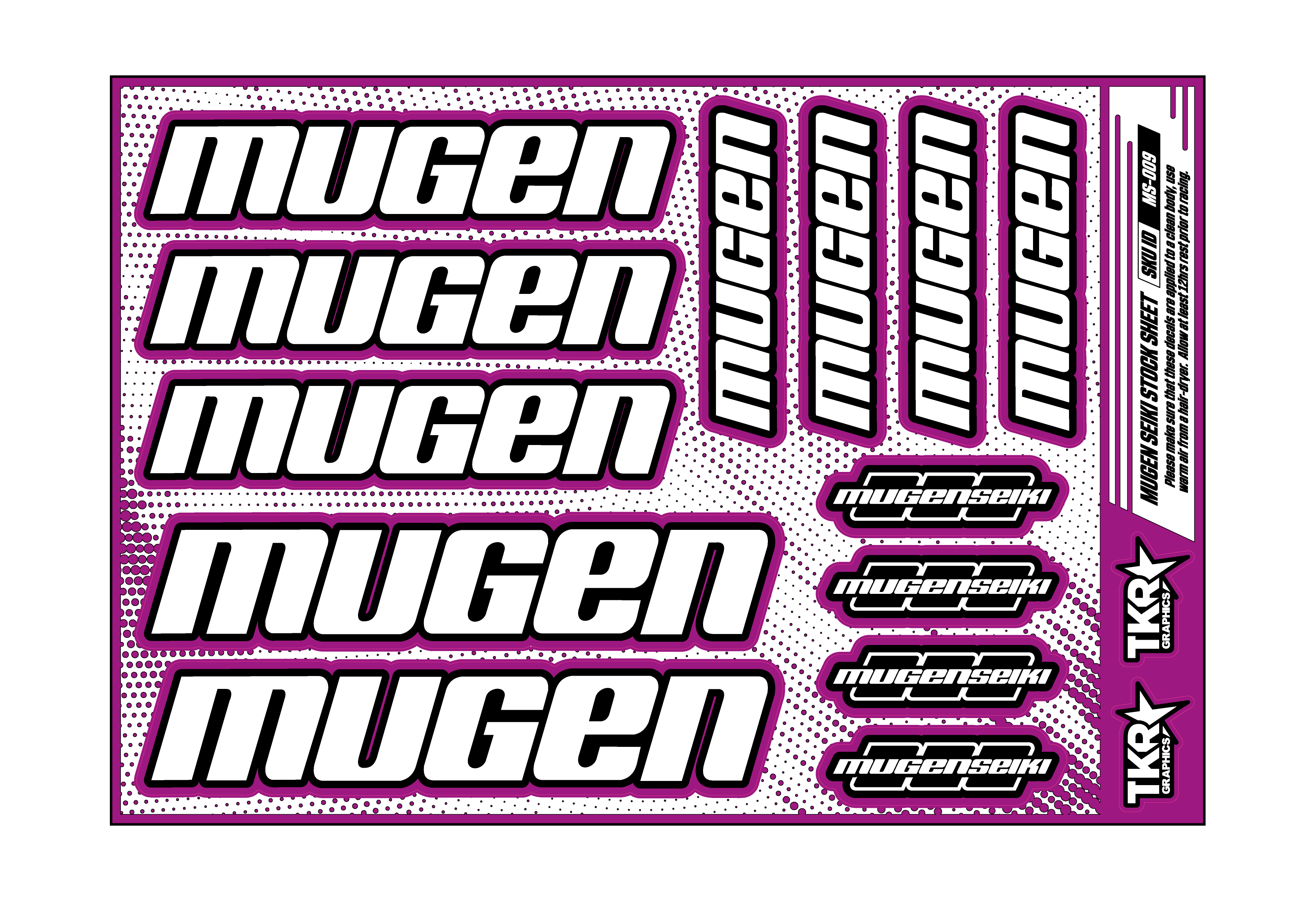 MUGEN A5 SEIKI STOCK SHEET