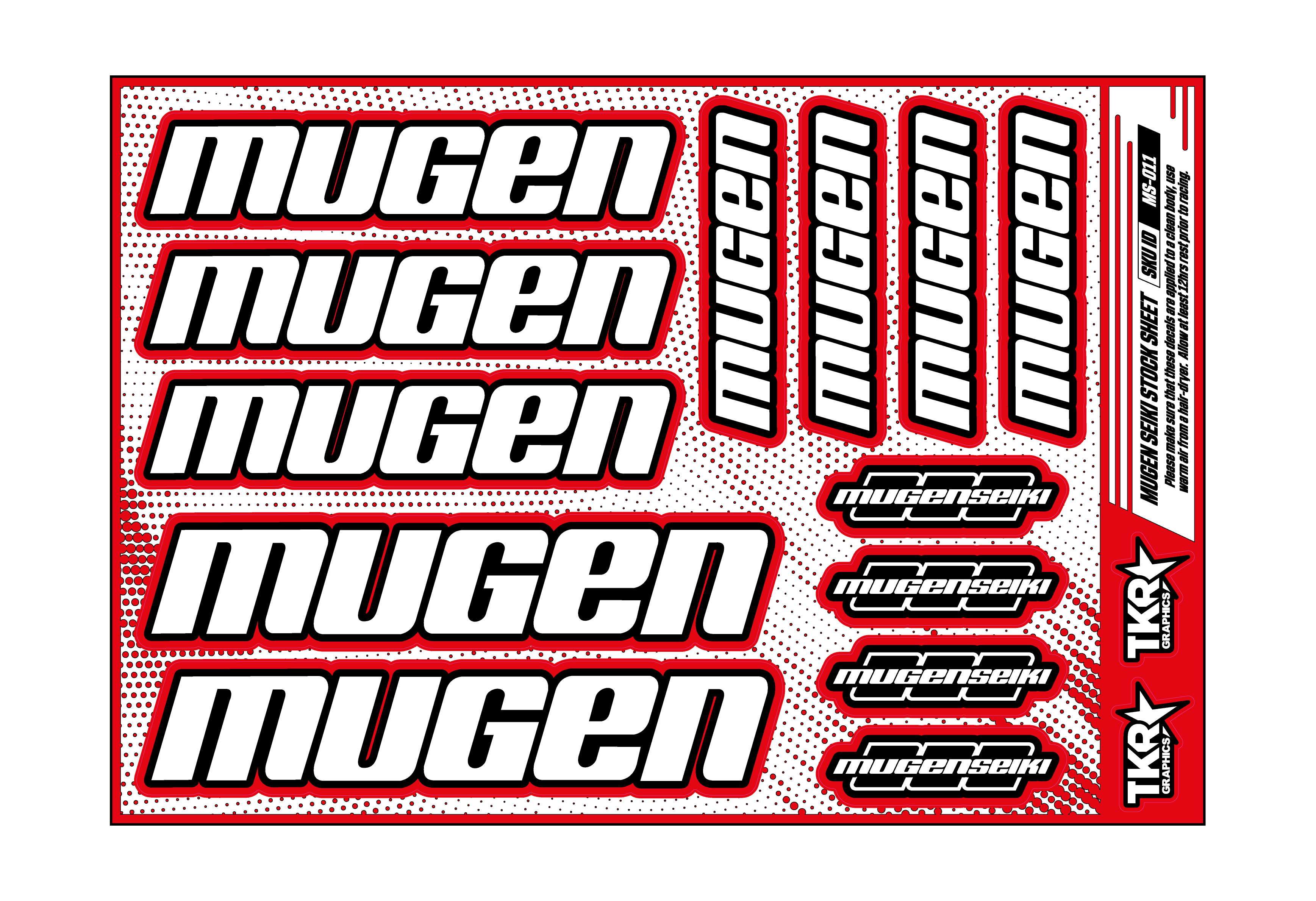 MUGEN A5 SEIKI STOCK SHEET