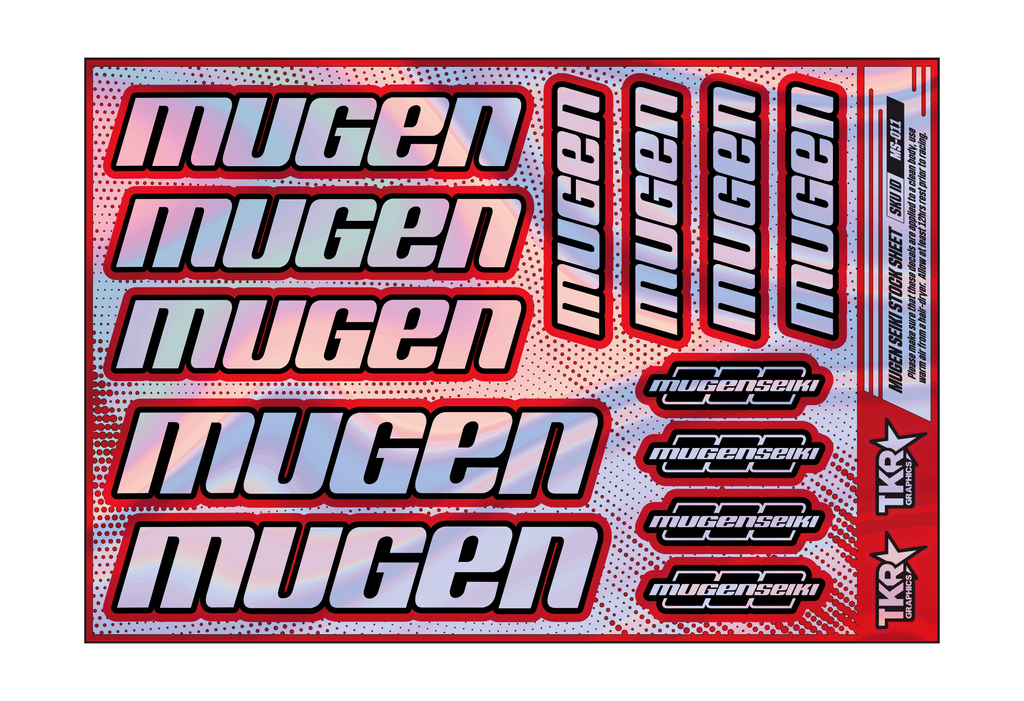 HOLOGRAPHIC MUGEN SEIKI A5 STOCK SHEET