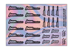 HOLOGRAPHIC MWRC PRODUCTS A5 STOCK SHEET