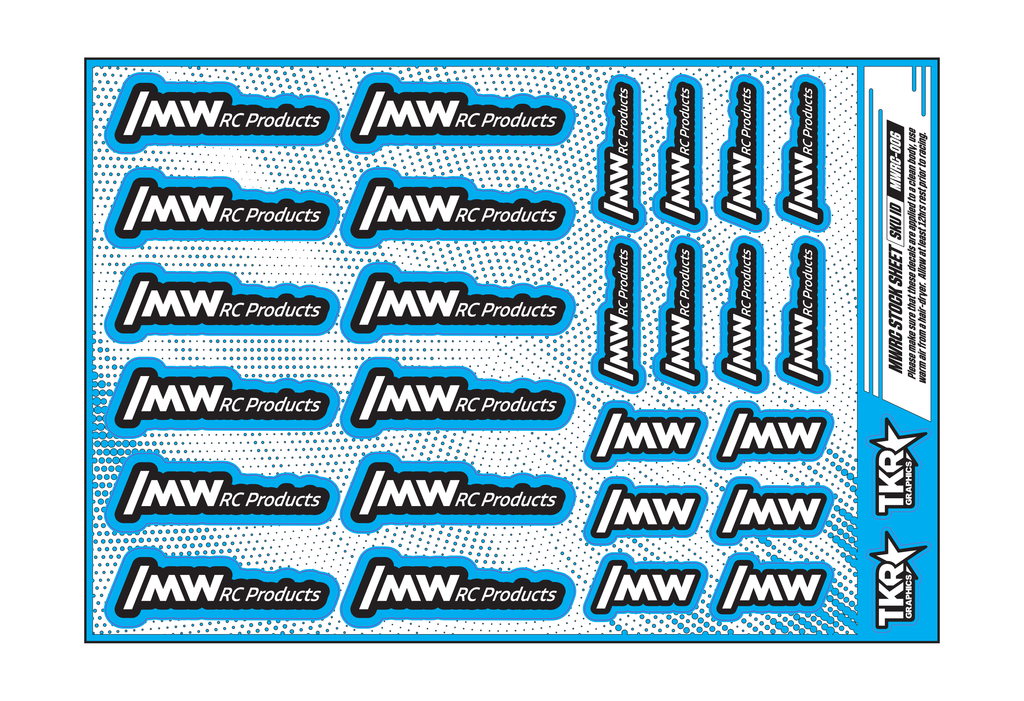 MWRC PRODUCTS A5 STOCK SHEET