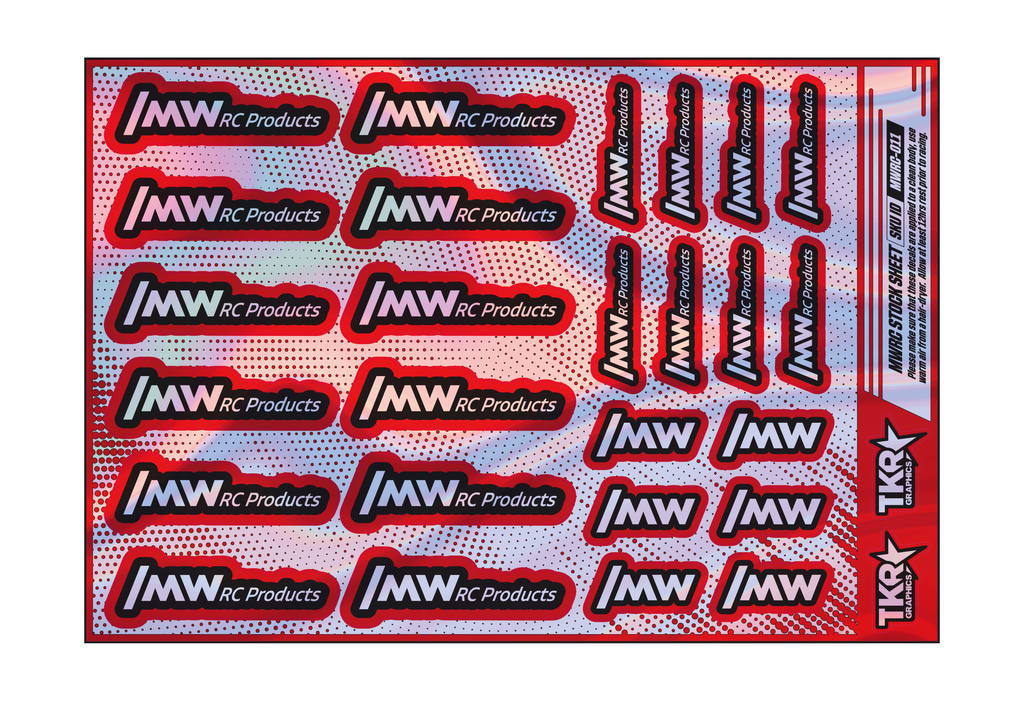 HOLOGRAPHIC MWRC PRODUCTS A5 STOCK SHEET