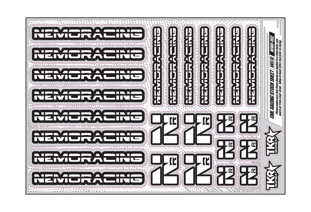 NEMO RACING A5 STOCK SHEET
