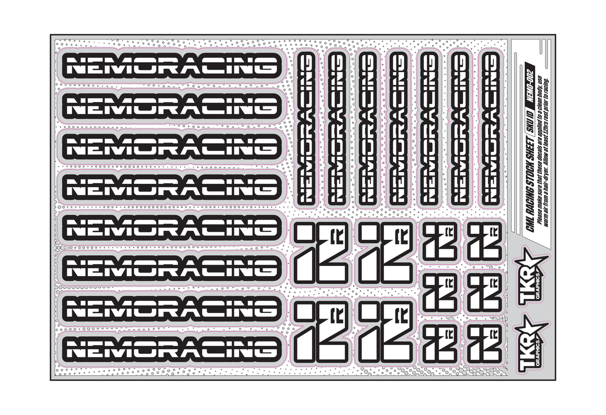 NEMO RACING A5 STOCK SHEET