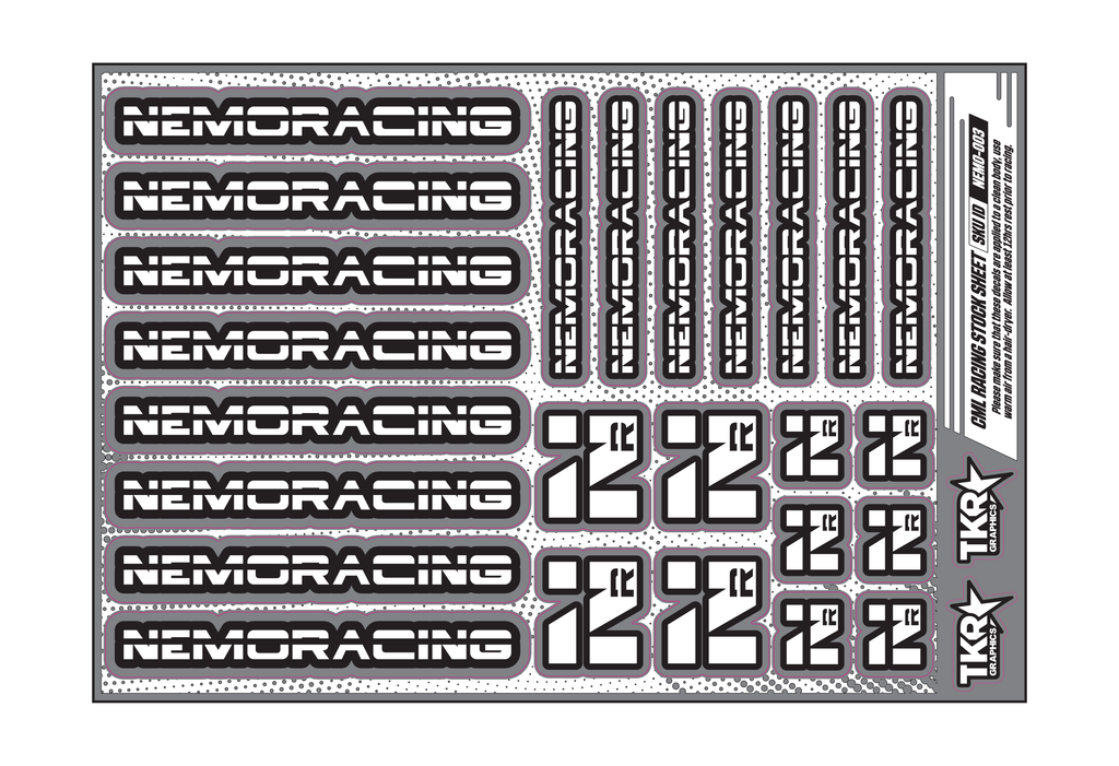 NEMO RACING A5 STOCK SHEET