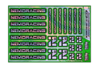 HOLOGRAPHIC NEMO RACING A5 STOCK SHEET