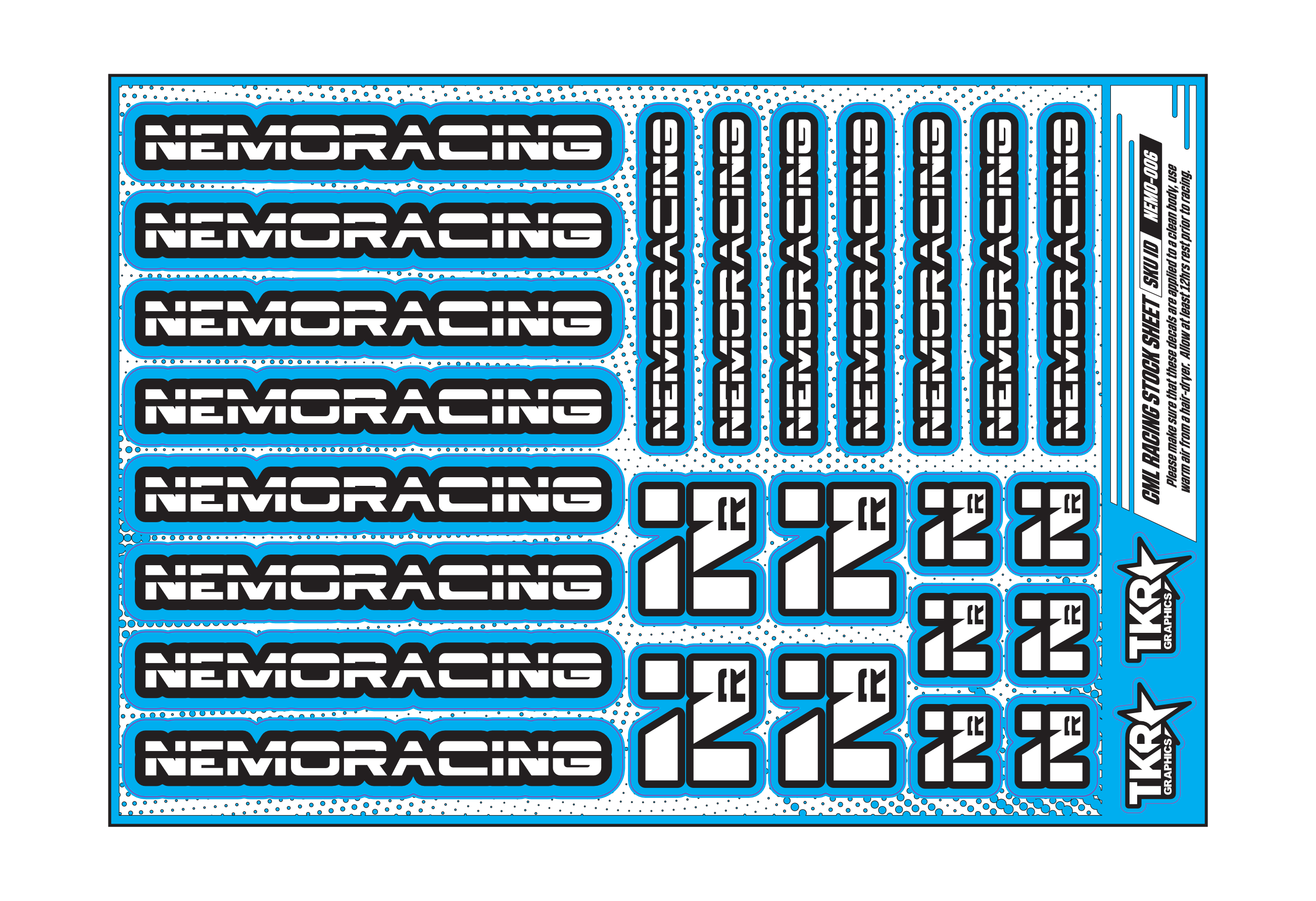 NEMO RACING A5 STOCK SHEET