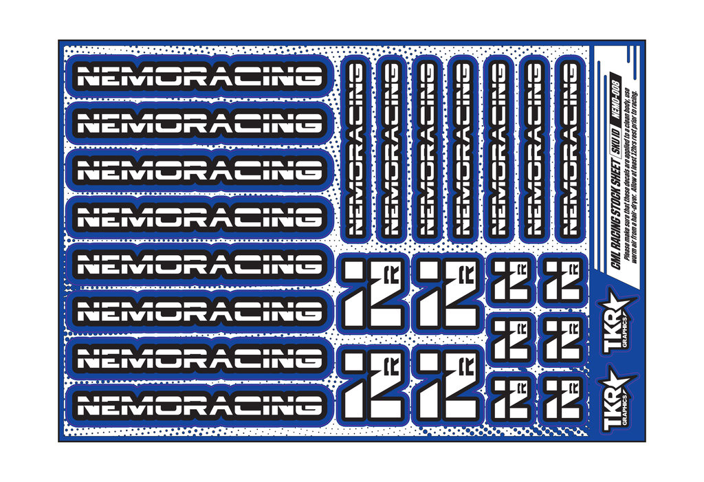 NEMO RACING A5 STOCK SHEET