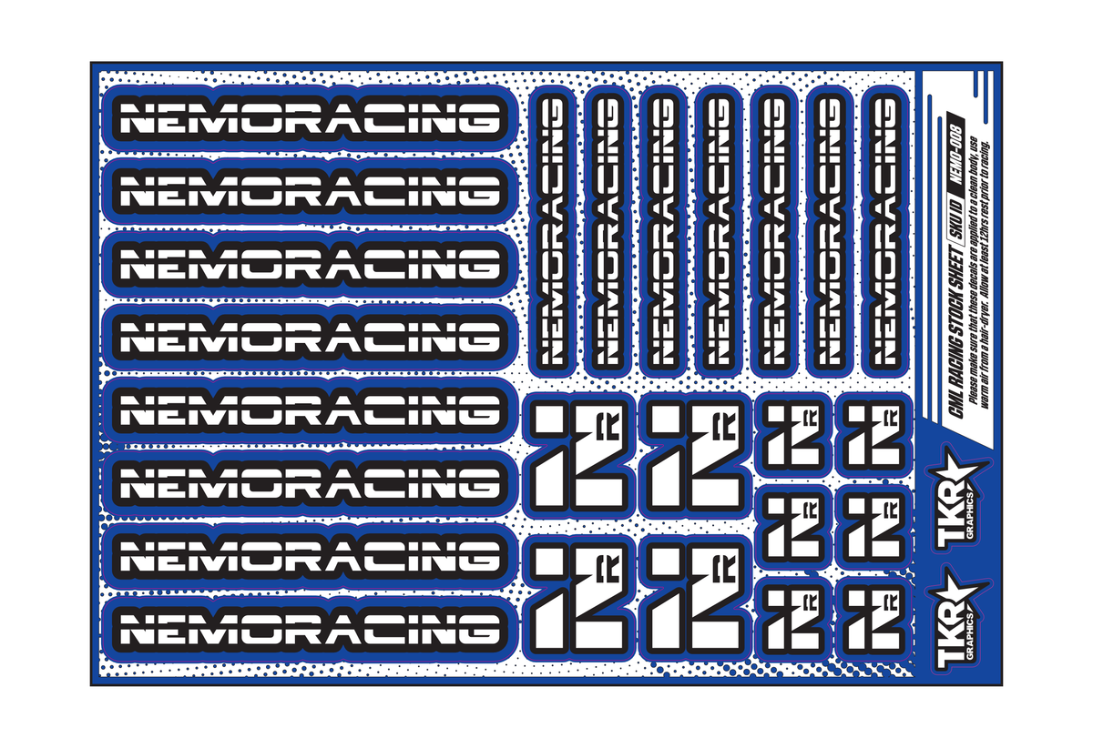 NEMO RACING A5 STOCK SHEET