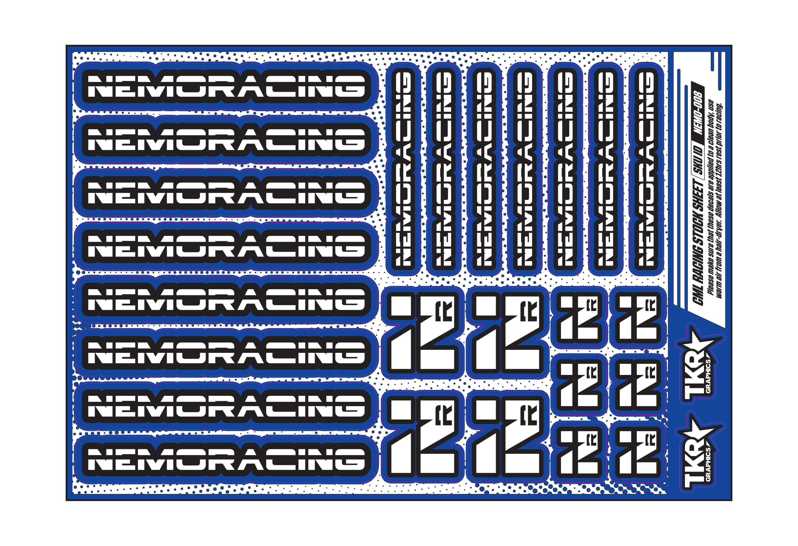 NEMO RACING A5 STOCK SHEET