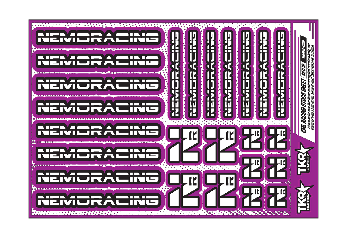 NEMO RACING A5 STOCK SHEET