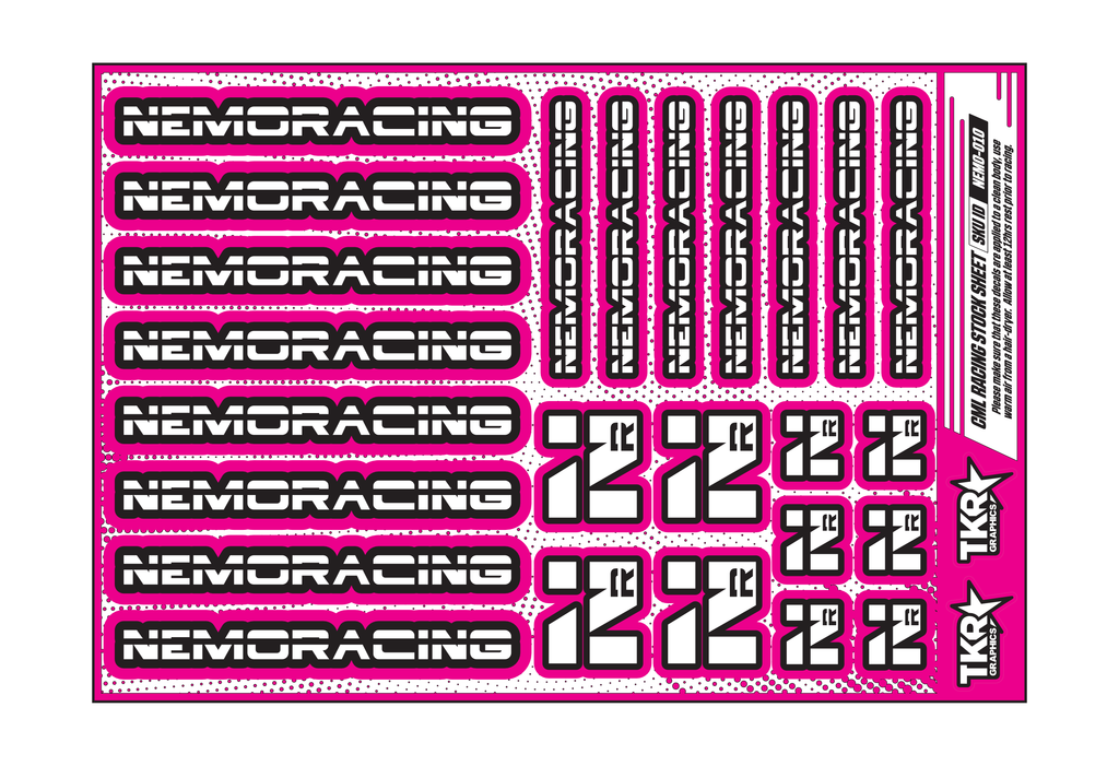 NEMO RACING A5 STOCK SHEET
