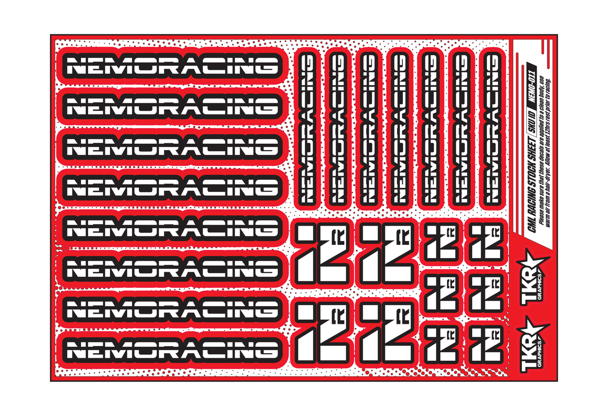 NEMO RACING A5 STOCK SHEET