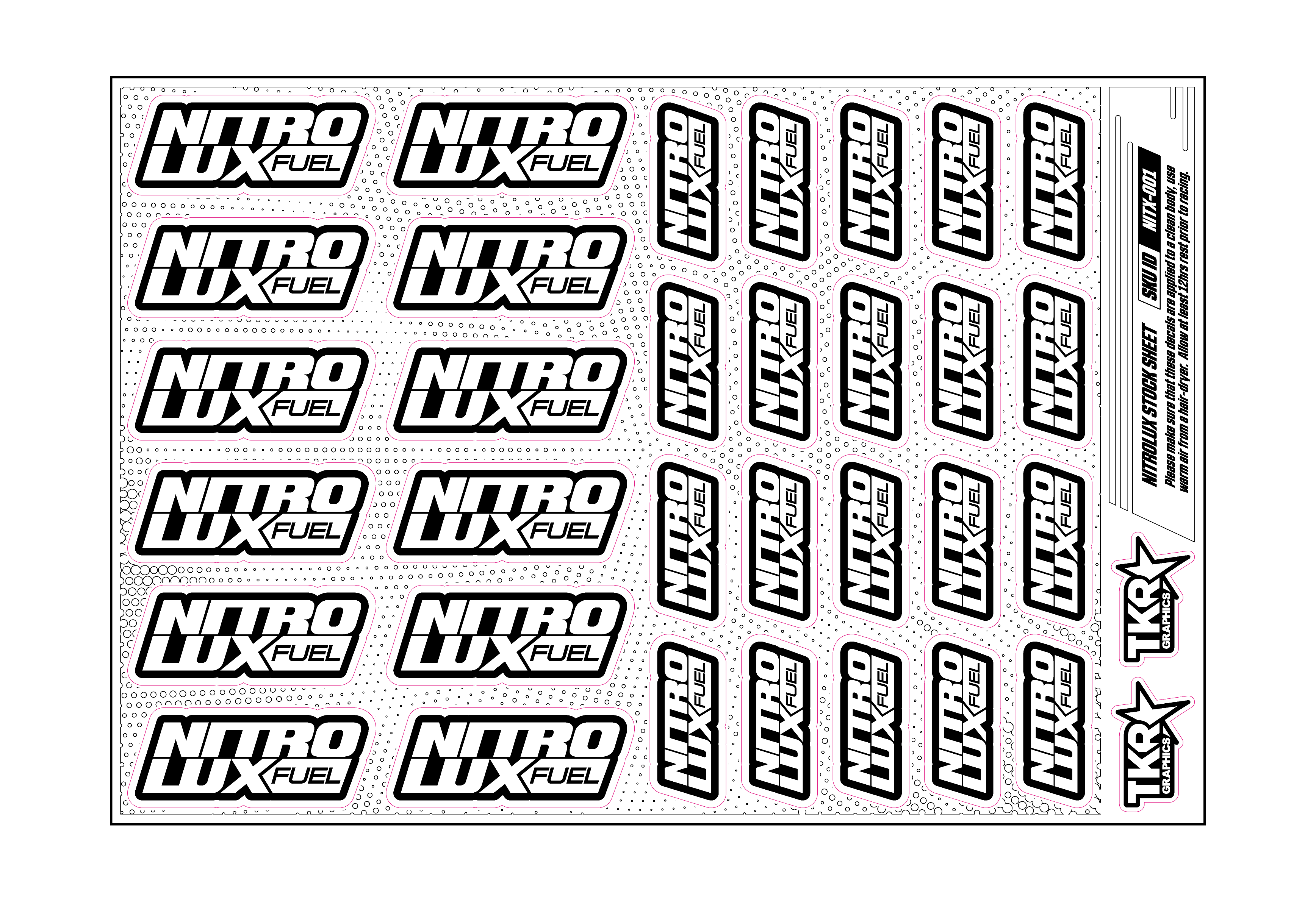 NITROLUX A5 STOCK SHEET