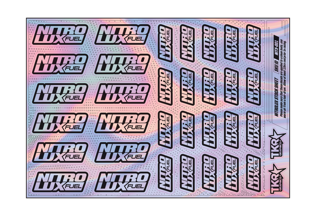 HOLOGRAPHIC NITROLUX A5 STOCK SHEET