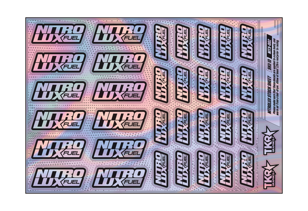 HOLOGRAPHIC NITROLUX A5 STOCK SHEET