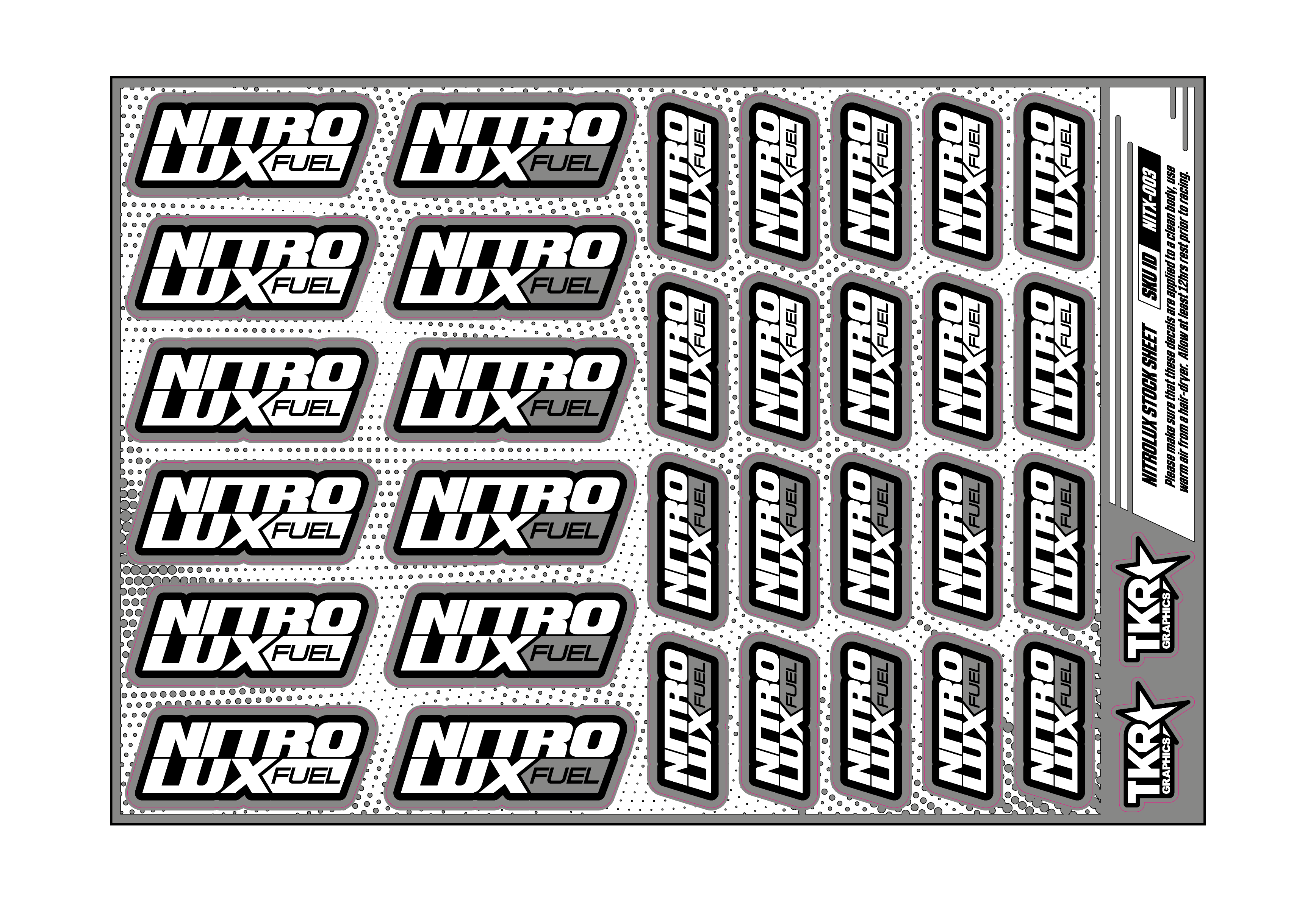 NITROLUX A5 STOCK SHEET