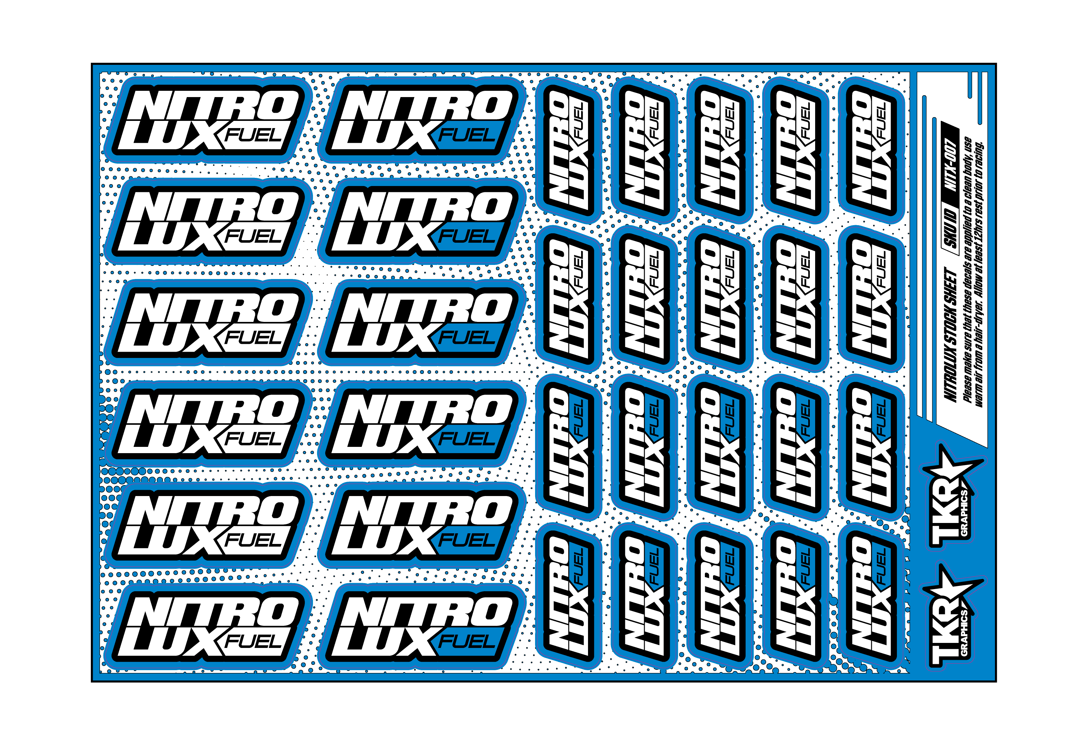 NITROLUX A5 STOCK SHEET