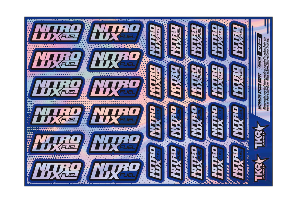 HOLOGRAPHIC NITROLUX A5 STOCK SHEET