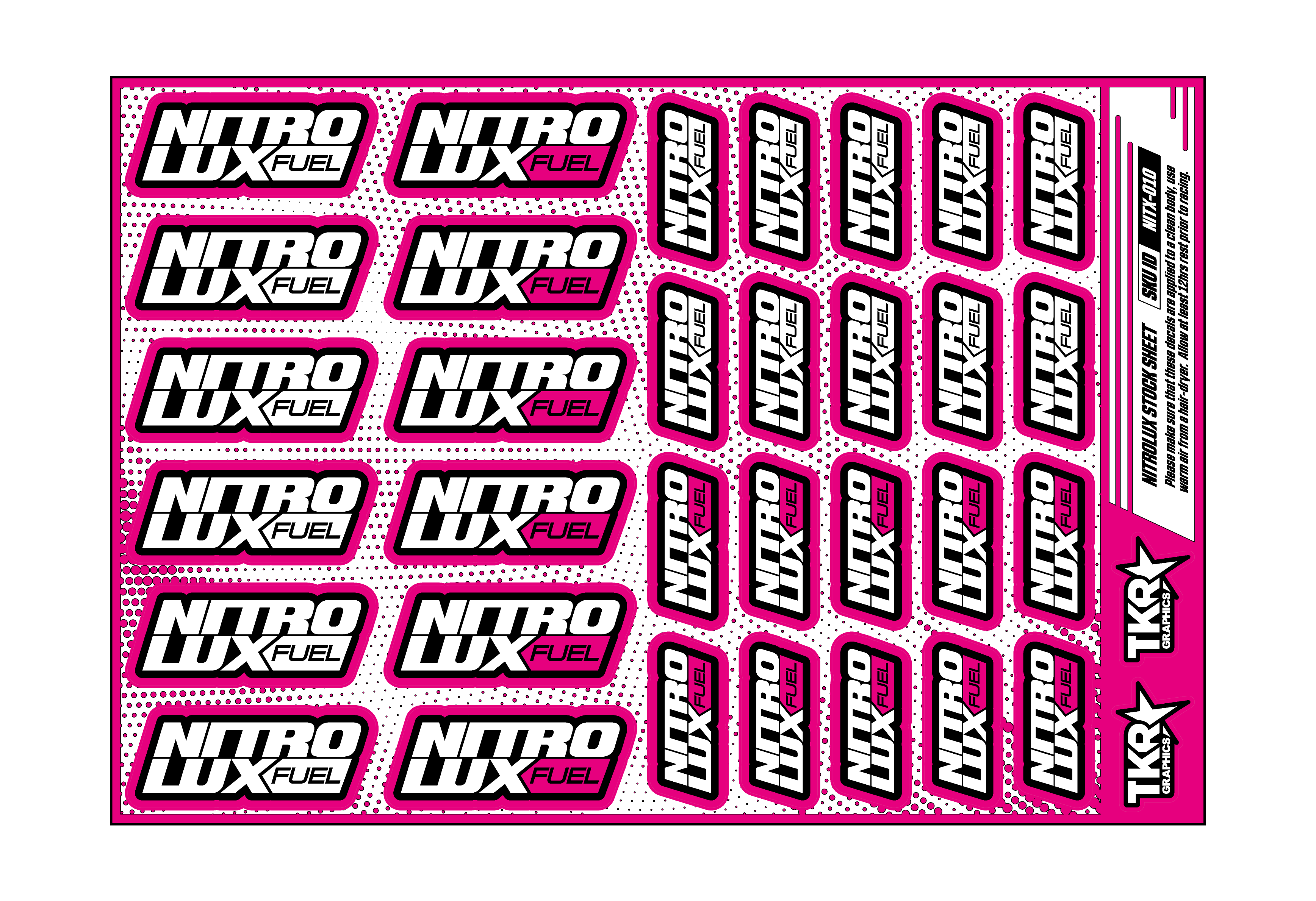 NITROLUX A5 STOCK SHEET