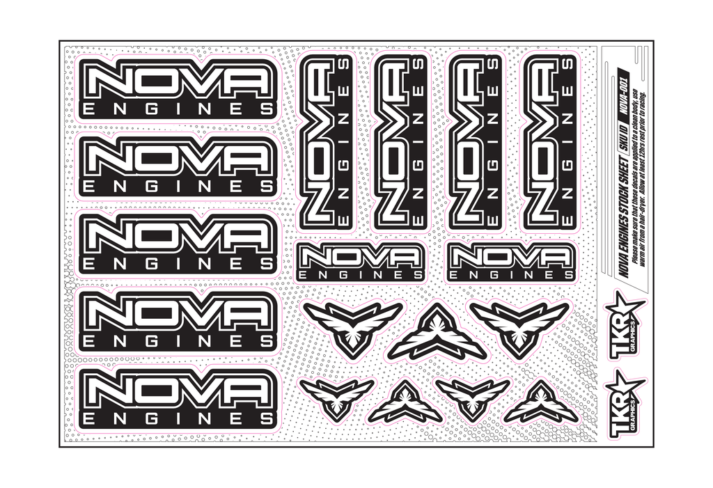NOVA ENGINES A5 STOCK SHEET