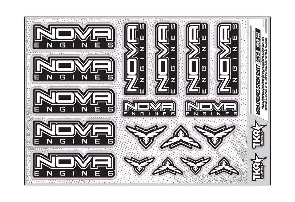 NOVA ENGINES A5 STOCK SHEET