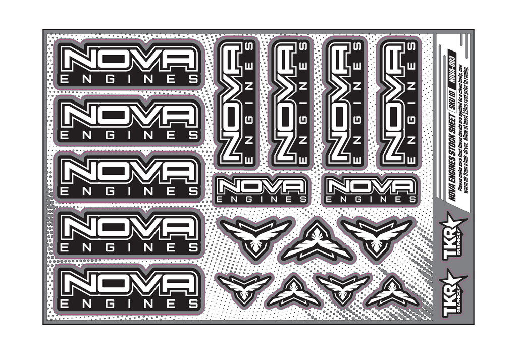 NOVA ENGINES A5 STOCK SHEET