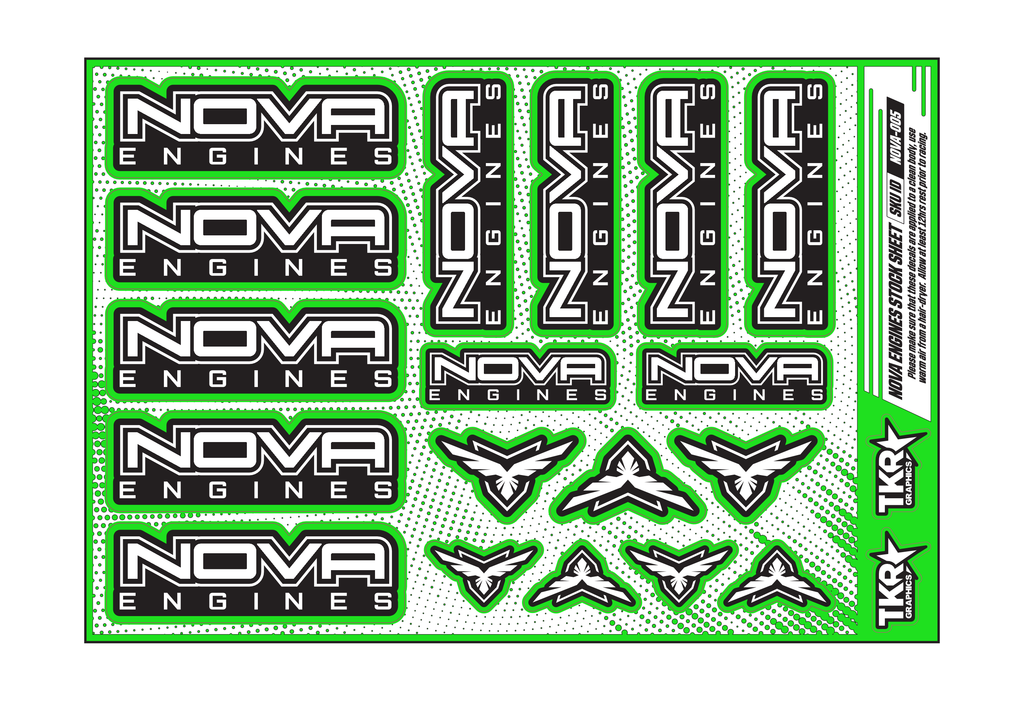 NOVA ENGINES A5 STOCK SHEET