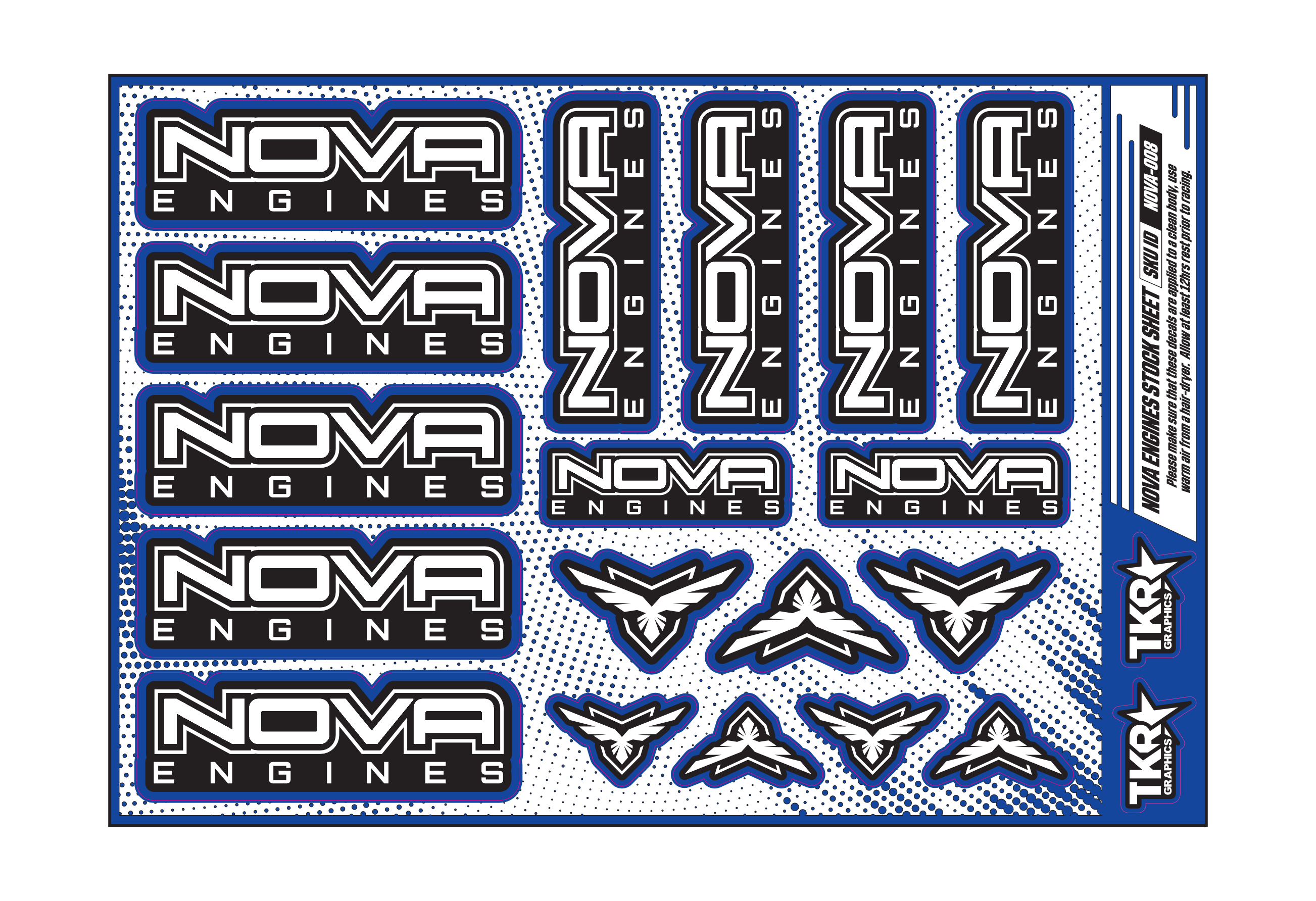 NOVA ENGINES A5 STOCK SHEET