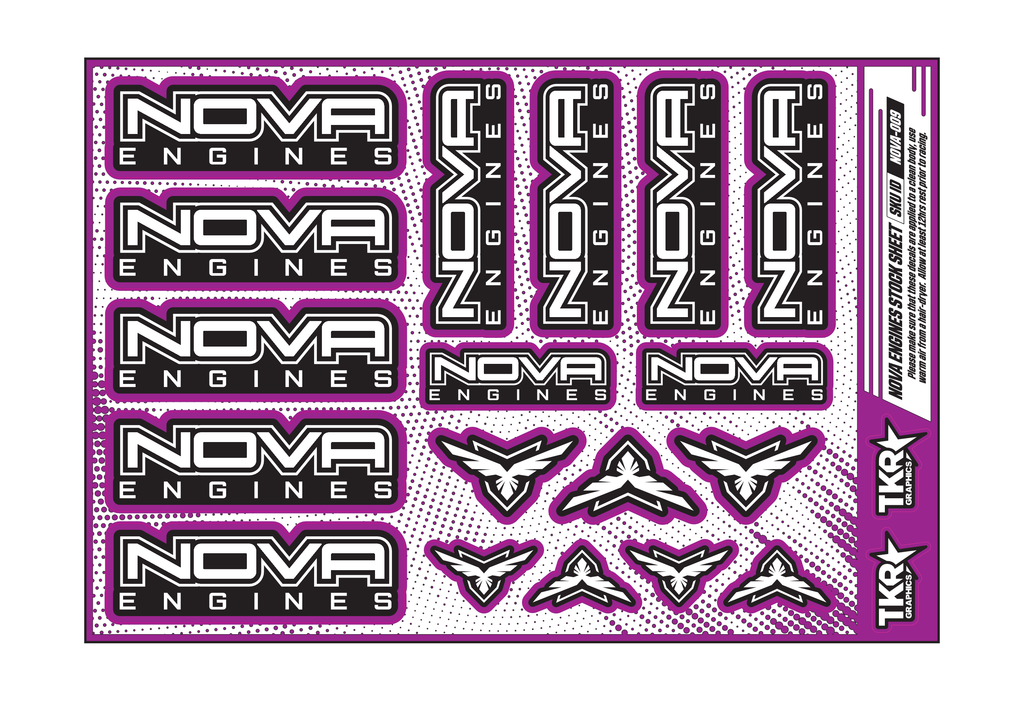 NOVA ENGINES A5 STOCK SHEET