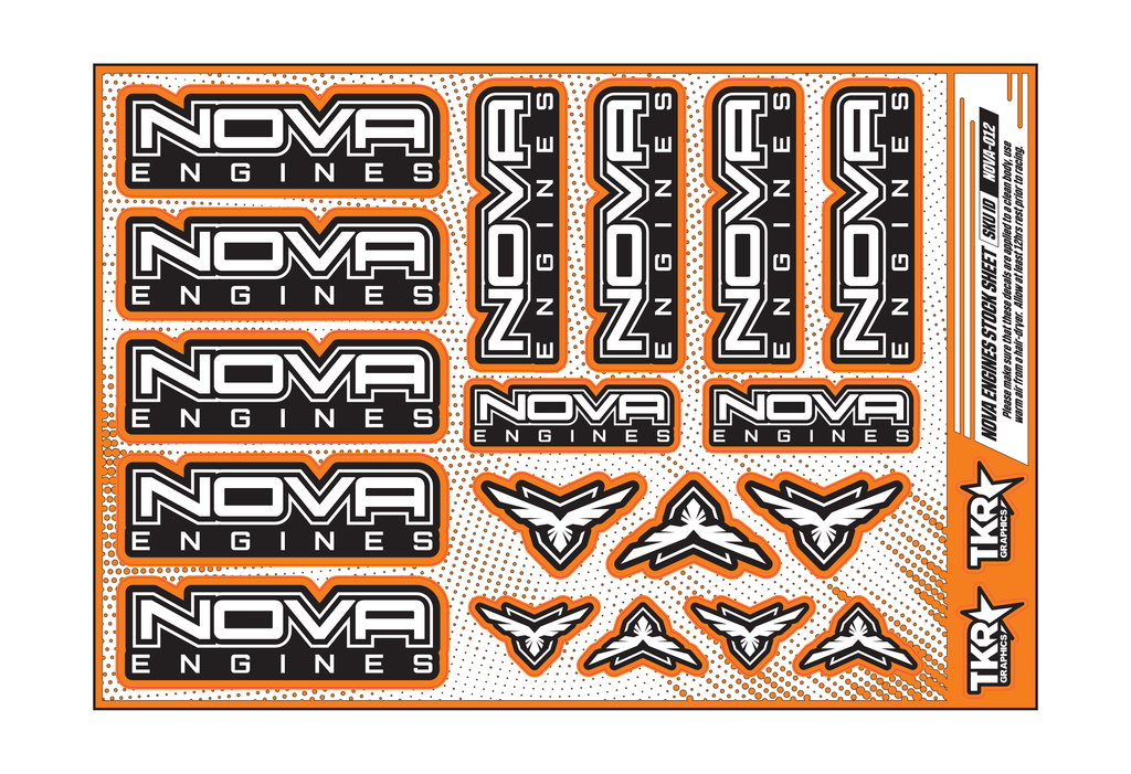 NOVA ENGINES A5 STOCK SHEET