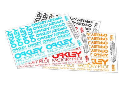 OAKLEY VINTAGE A5 DECAL SHEET