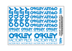 OAKLEY VINTAGE A5 SHEET ON CLEAR VINYL