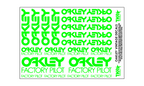 OAKLEY VINTAGE A5 SHEET ON CLEAR VINYL