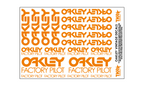 OAKLEY VINTAGE A5 SHEET ON CLEAR VINYL