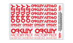OAKLEY VINTAGE A5 SHEET ON CLEAR VINYL