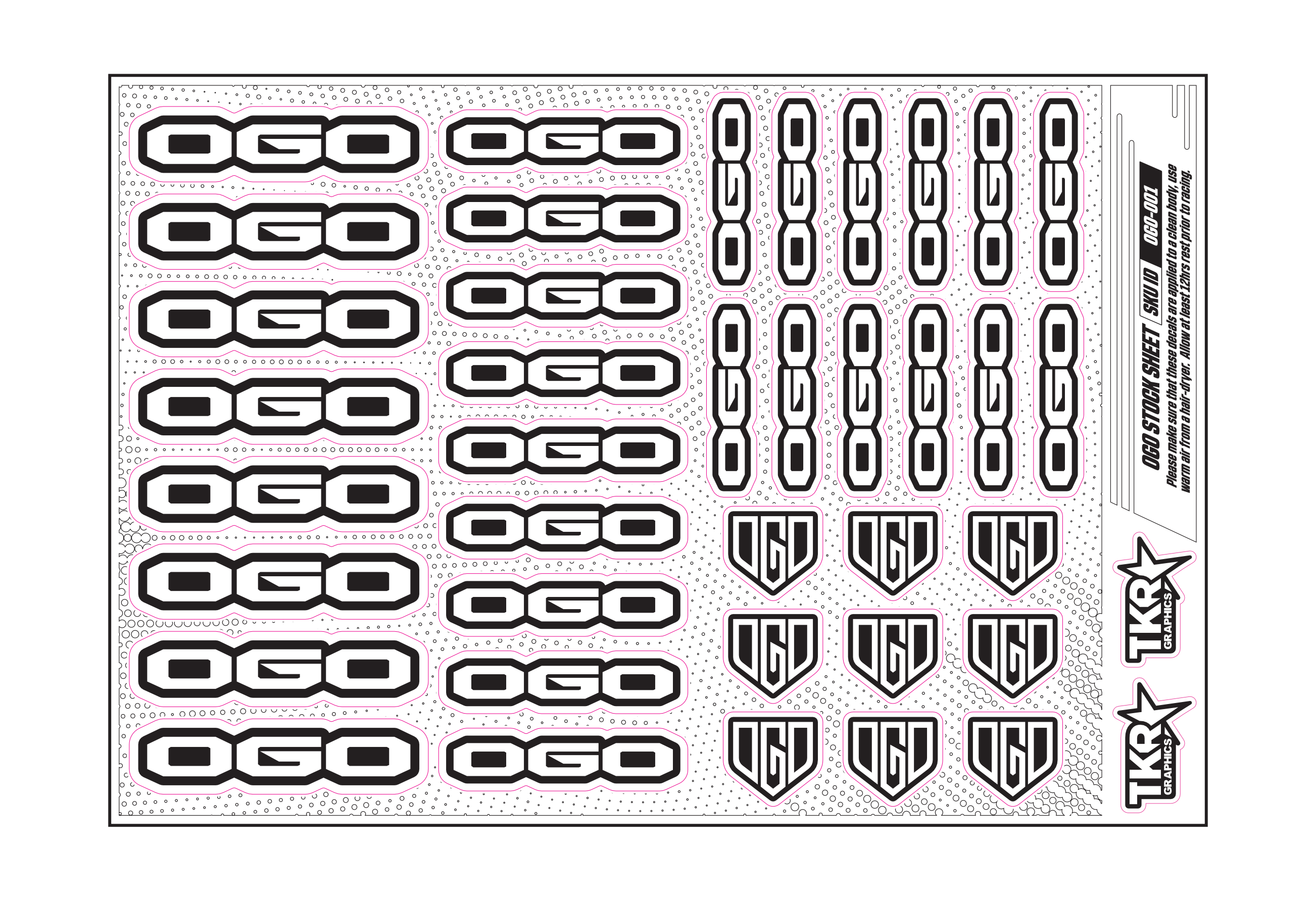 OGO A5 STOCK SHEET