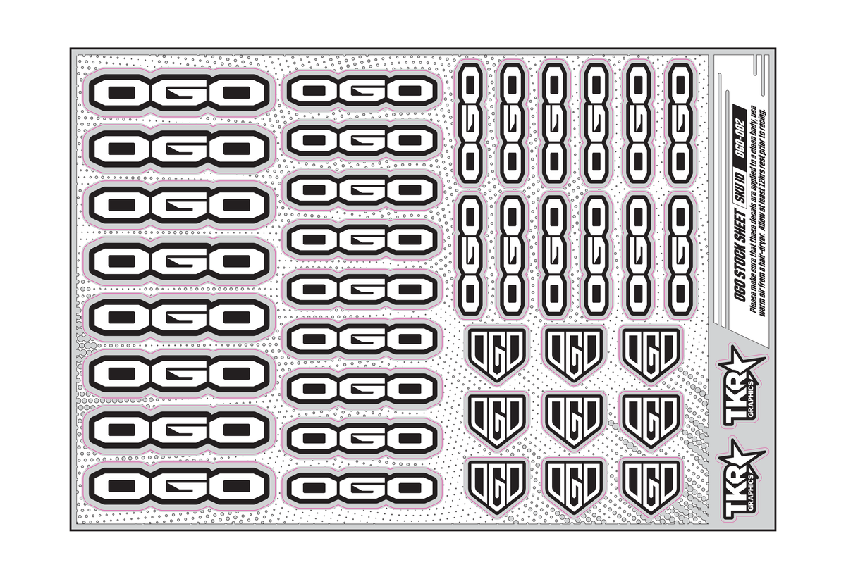 OGO A5 STOCK SHEET