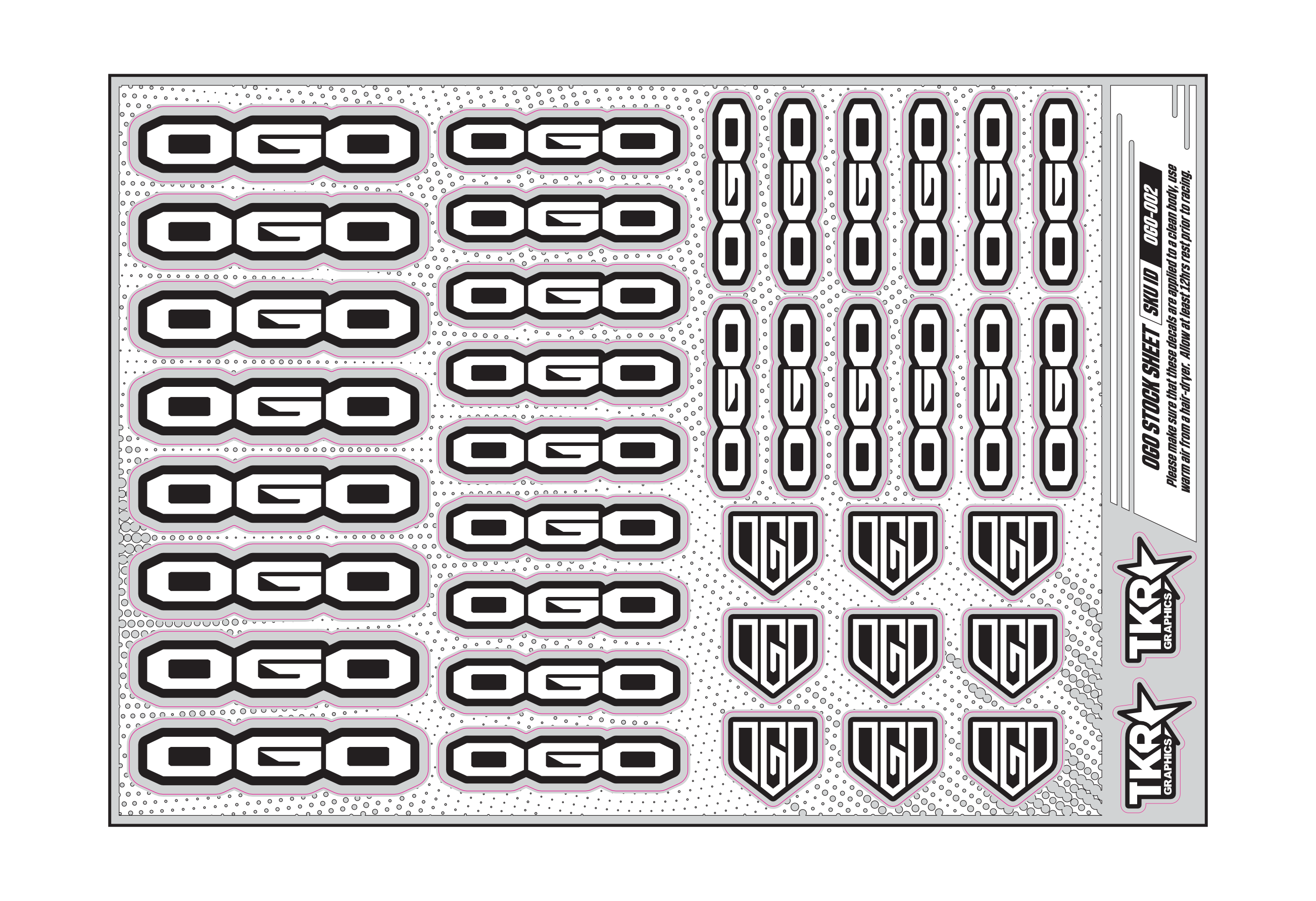 OGO A5 STOCK SHEET