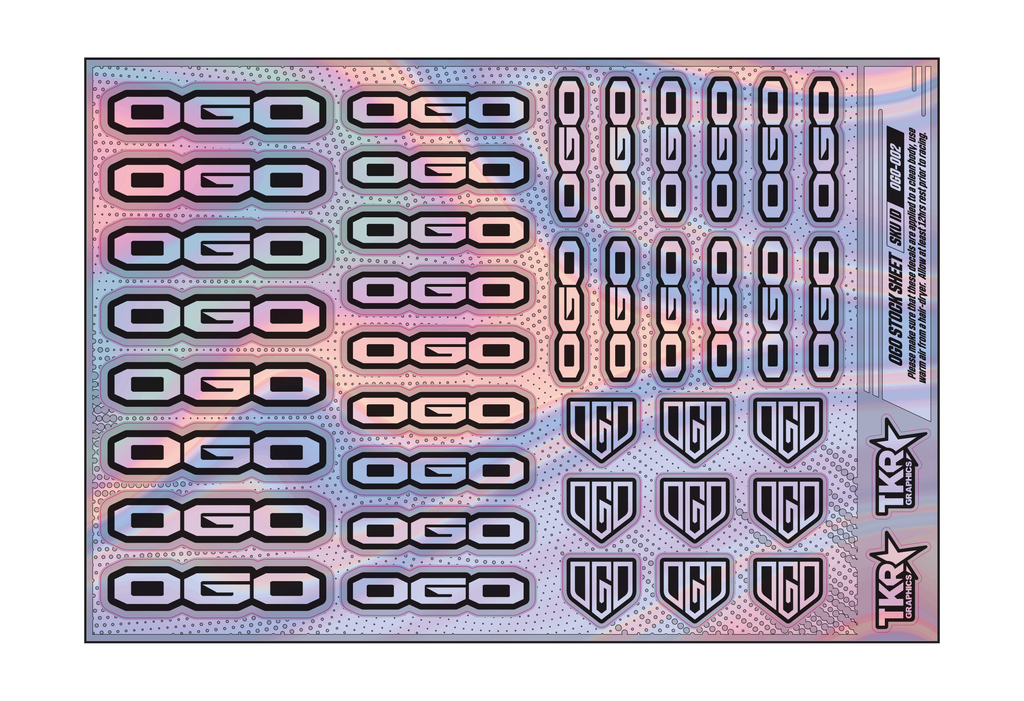 HOLOGRAPHIC OGO A5 STOCK SHEET