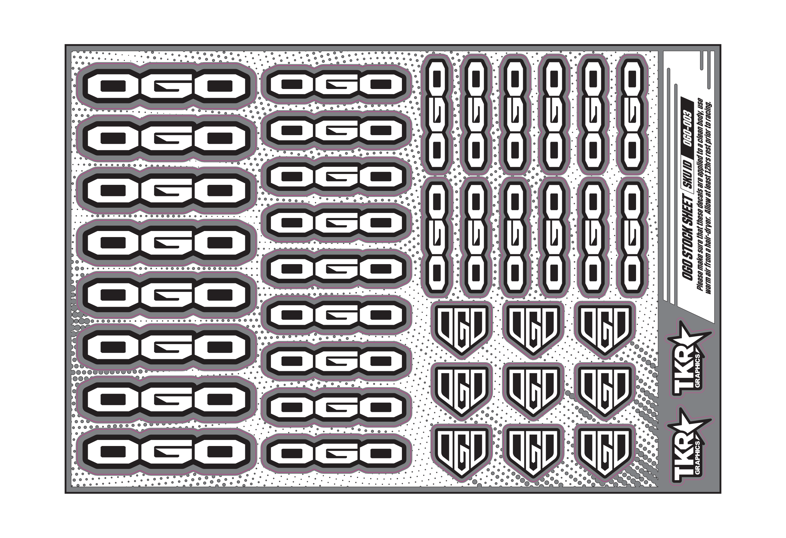 OGO A5 STOCK SHEET