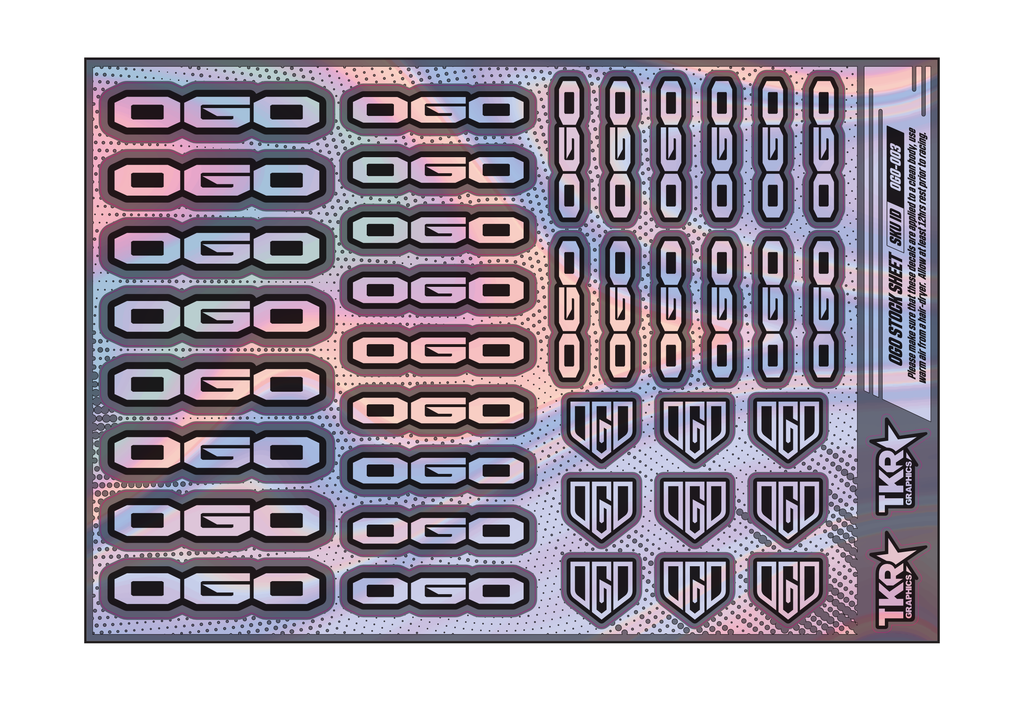 HOLOGRAPHIC OGO A5 STOCK SHEET